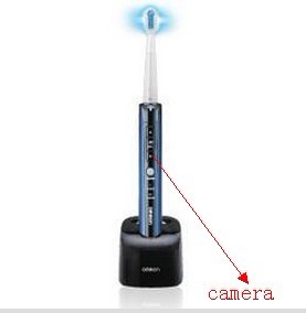 Pinhole Spy Toothbrush Hidden HD bathroom Camera DVR 1280x720 16GB